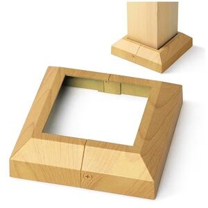 12pack 3.5" Deck Post Base Cover, Aluminum Split Type Post Skirts. New